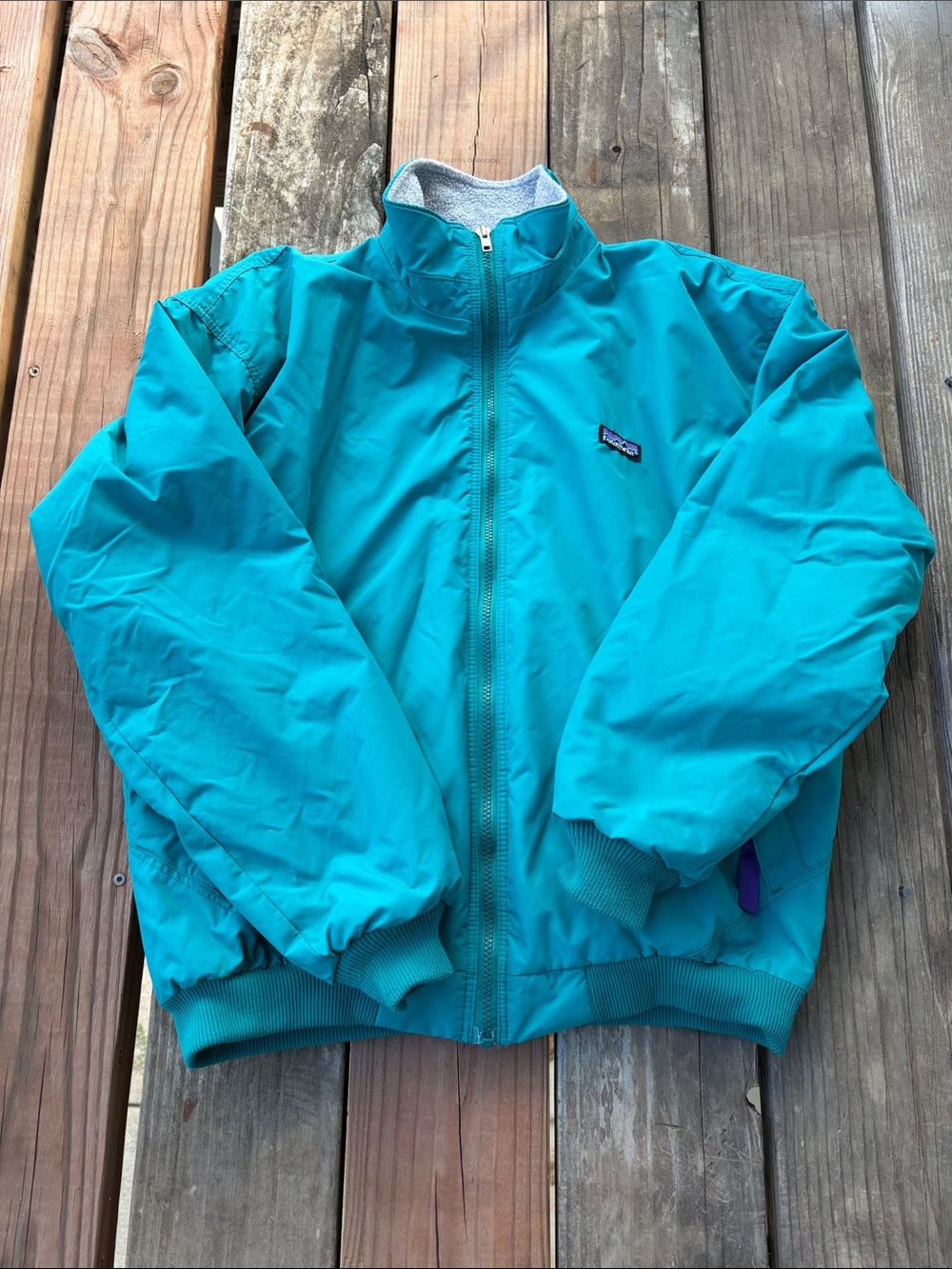 Patagonia Teal Puffer Jacket